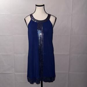 U-knit blue tank top blouse women’s size medium